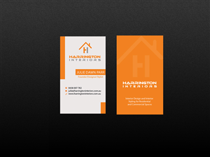 Design de Carte de Visite par Creations Box 2015 pour Harrington Interiors | Design : #6553841