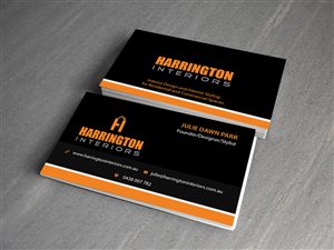 Design de Carte de Visite par Creations Box 2015 pour Harrington Interiors | Design : #6553847