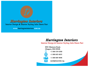 Business Card Design by HinataBluew