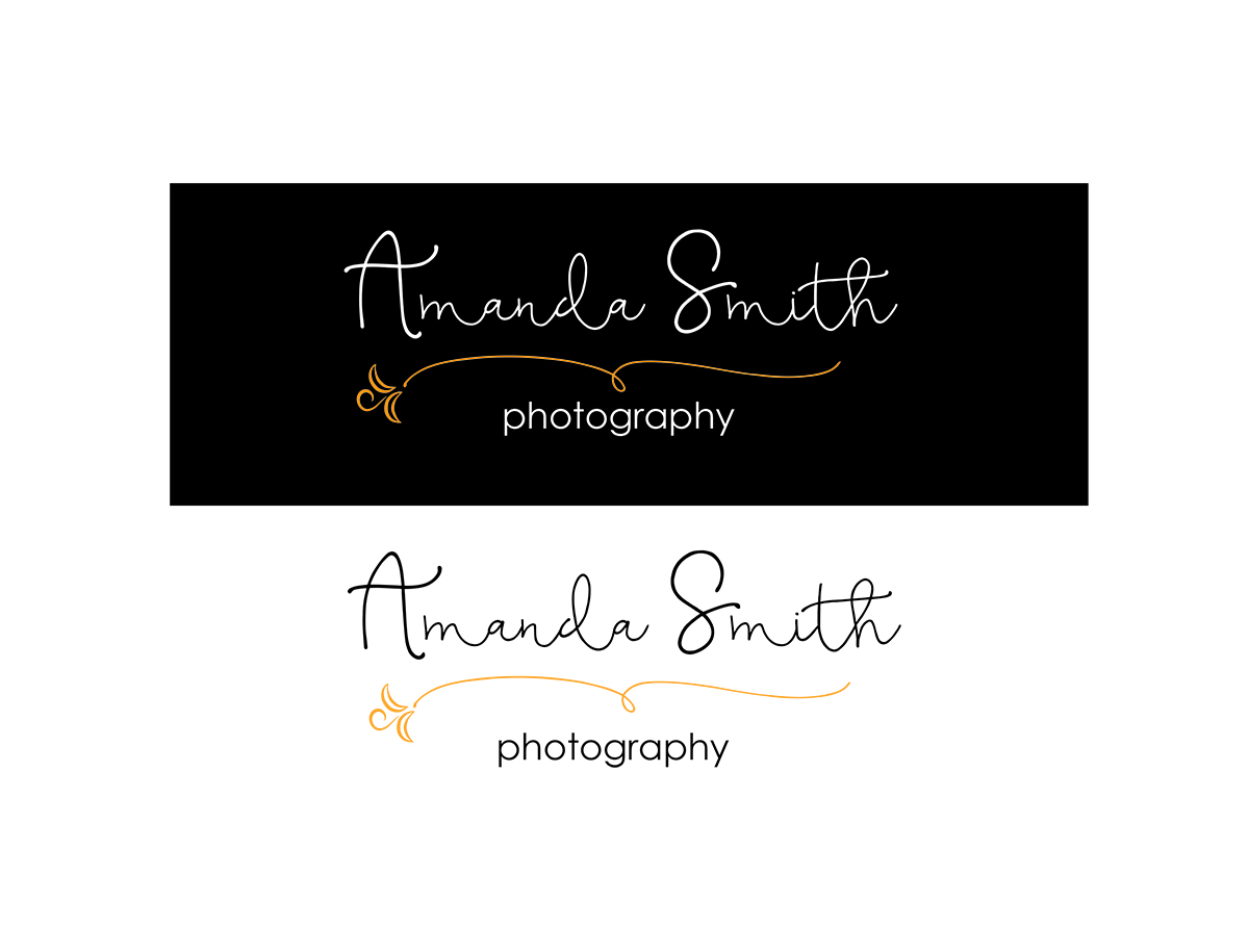 Logo-Design von RebekahRobinsonDesign für Amanda Smith Photography | Design #6485871