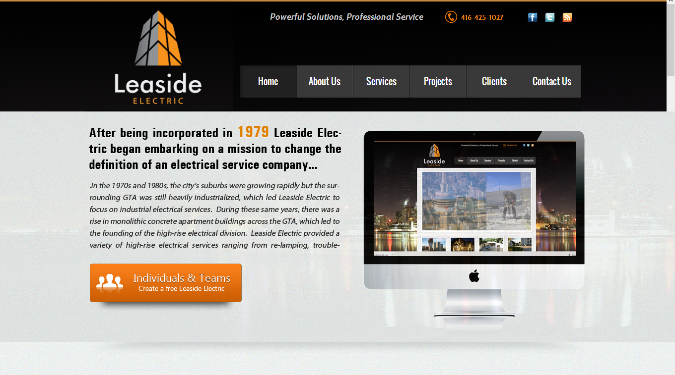 Diseño De Banner Publicitario por Plix para Leaside Electric | Diseño #1702789