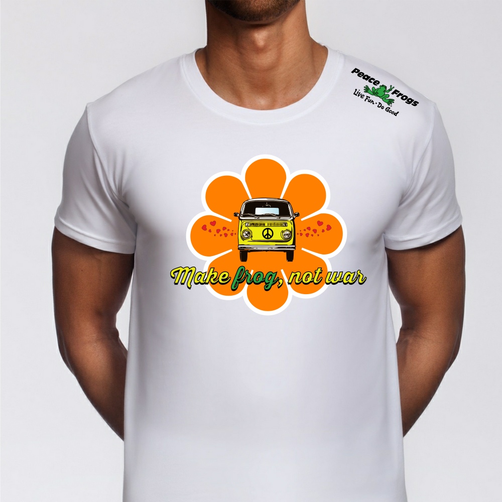 T-shirt Design by SeXtreme for Peace Frogs | Design #6546509
