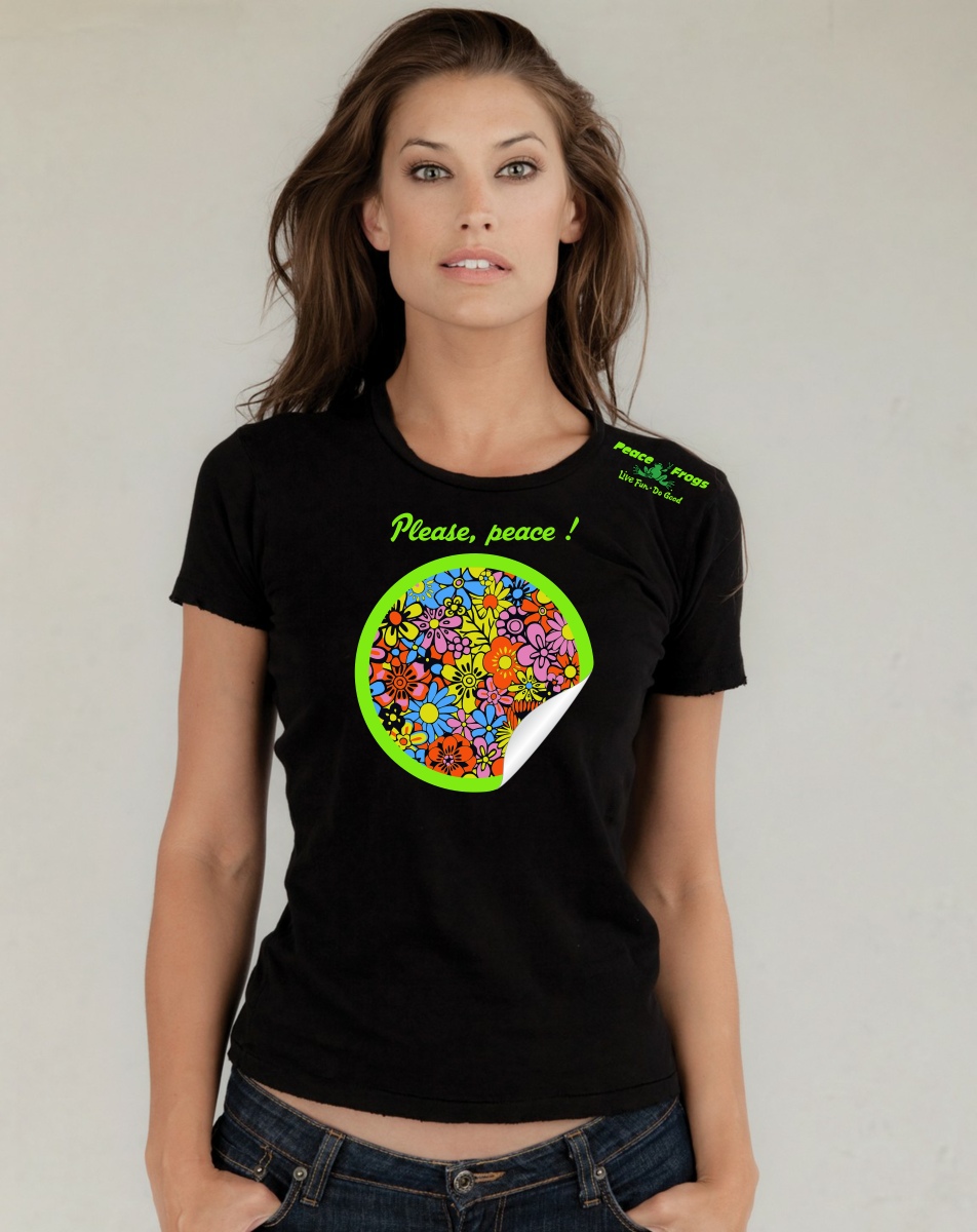 T-shirt Design by SeXtreme for Peace Frogs | Design #6546511