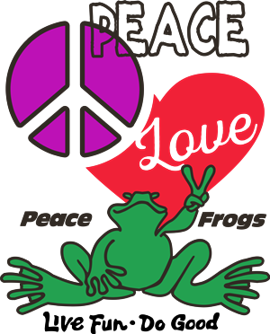 T-shirt Design by debraannainsworth for Peace Frogs | Design #6508014