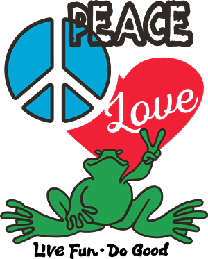T-shirt Design by debraannainsworth for Peace Frogs | Design: #6548441