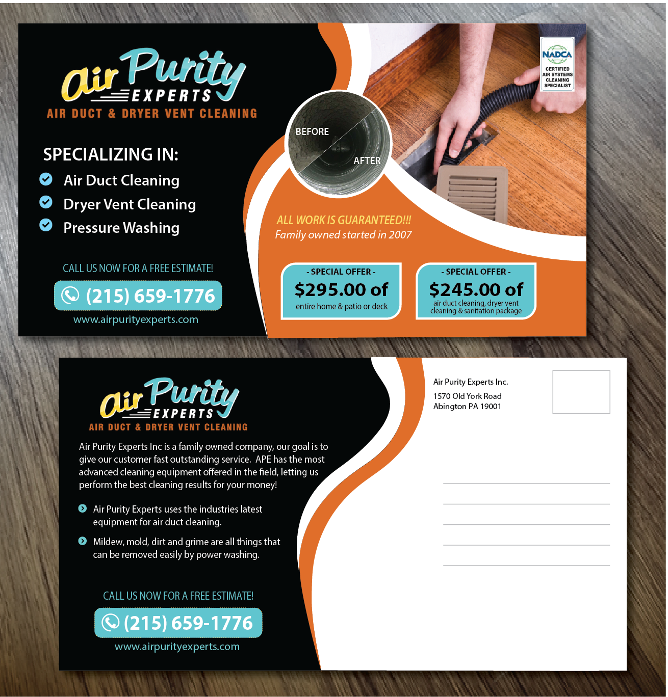 Postcard Design by alex989 for this project | Design #6481947