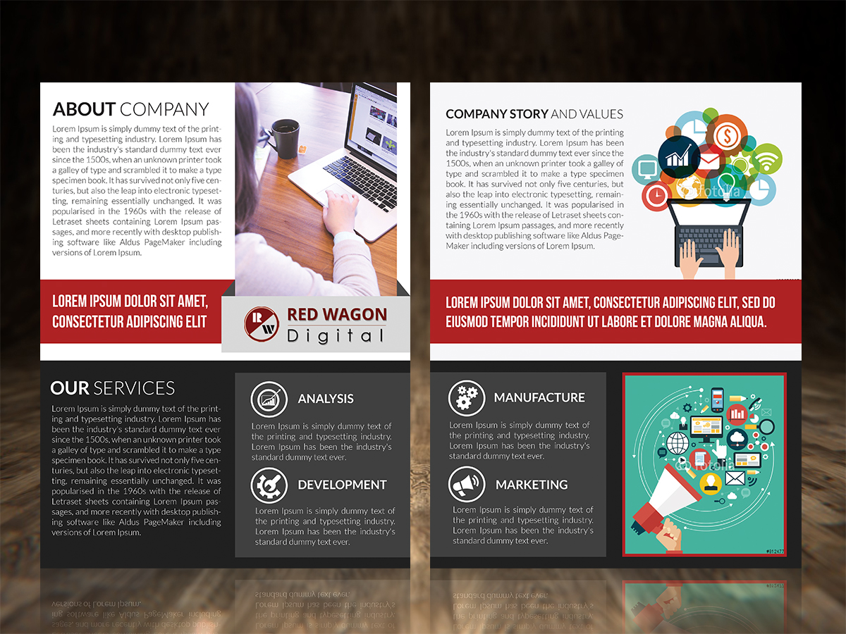 create a digital brochure