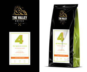 Label Design by ReadyRed for Valleys Coffee | Design: #6583902