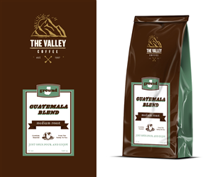 Label Design by ReadyRed for Valleys Coffee | Design: #6604987