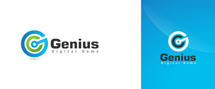 Logo Design by parshdelhi for Genius Digital Home | Design #1812284