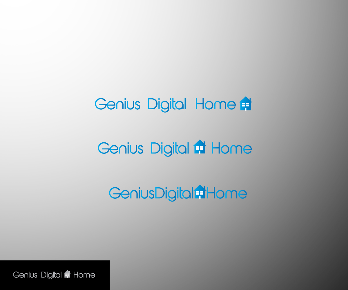 Logo Design by Steven Hill for Genius Digital Home | Design #1745017