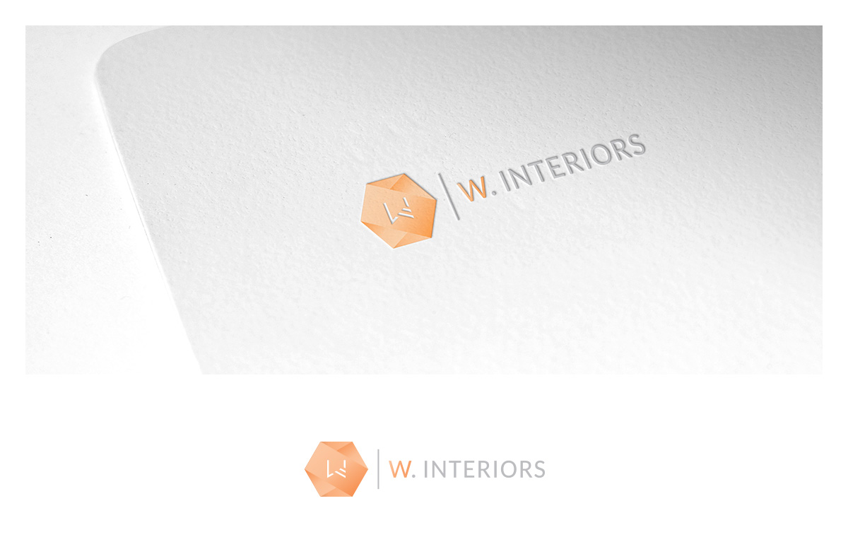 Logo Design by Silkyluss for W. Interiors | Design #6481663