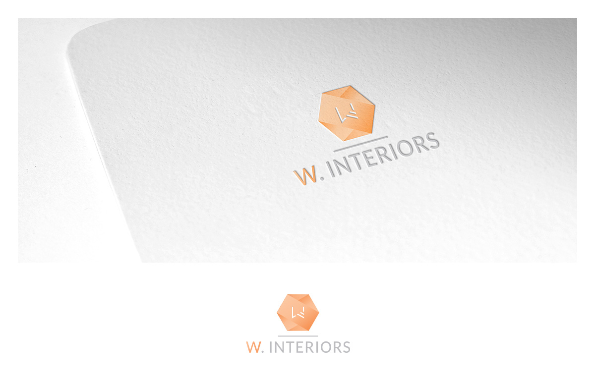 Logo Design by Silkyluss for W. Interiors | Design #6481665