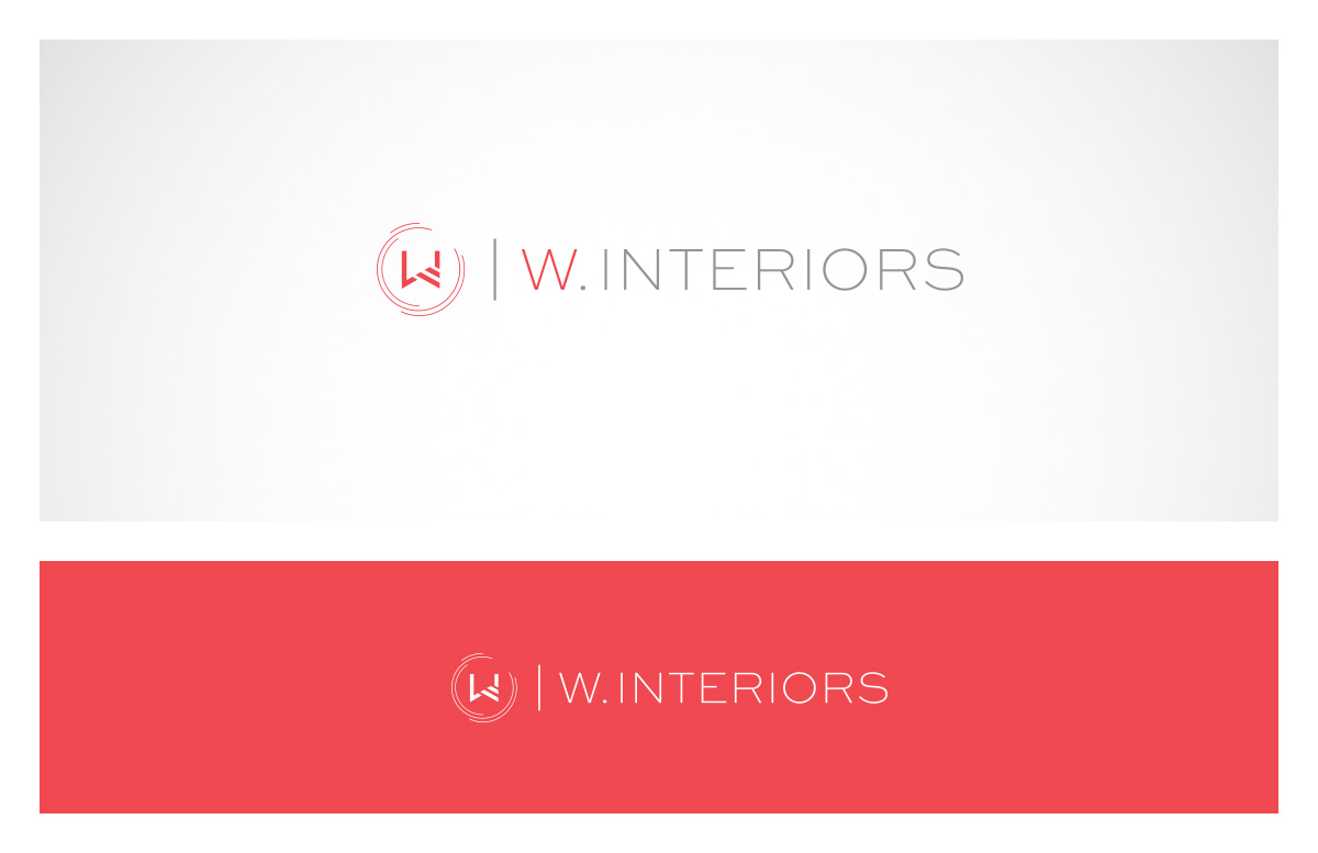 Logo Design by Silkyluss for W. Interiors | Design #6500040