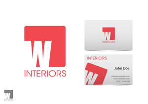 Diseño de Logo por ZeleniZub para W. Interiors | Diseño: #6481738