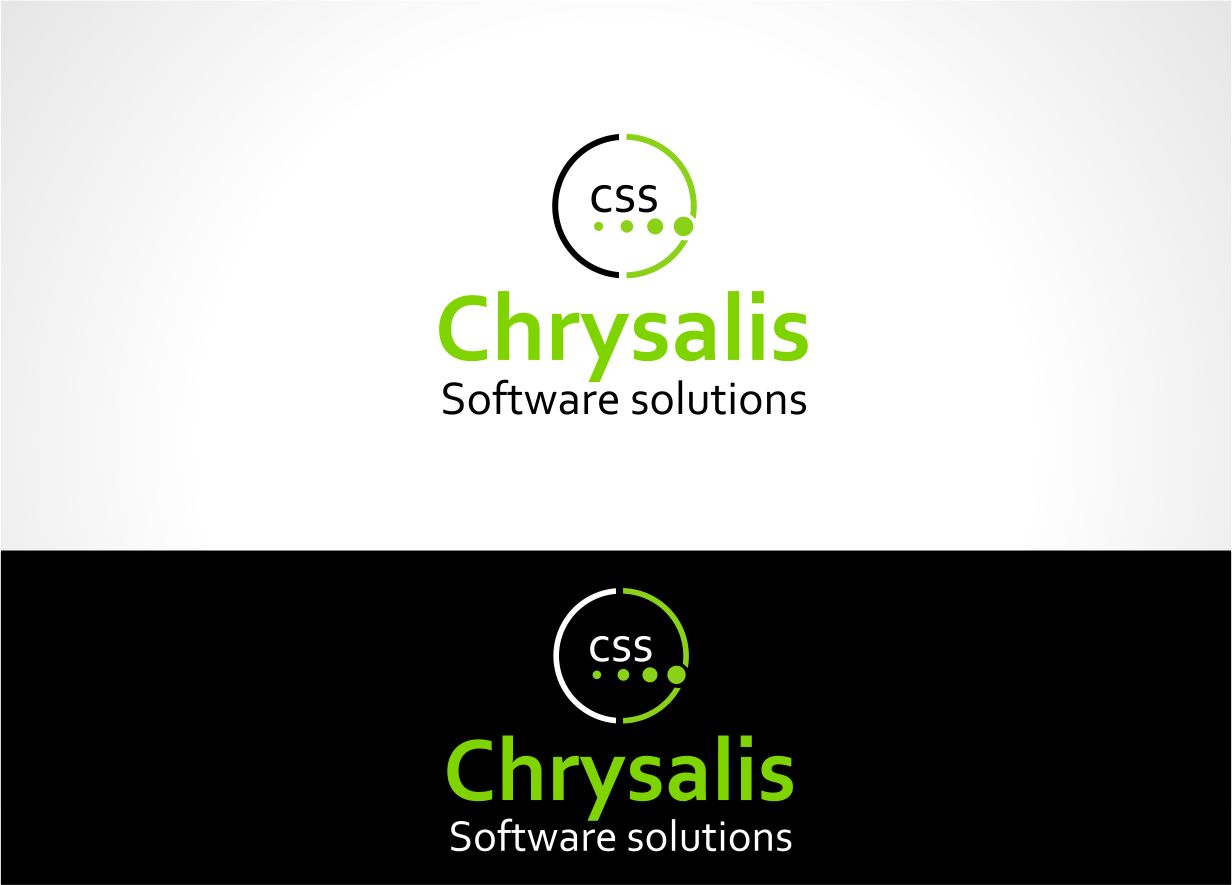 Business Logo Design for CSS - Chrysalis (in big ) Software solutions ...
