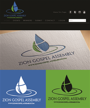 Simple and clean Logo for a church 