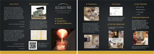 Design de Brochure par Neha Dsouza pour Accurate Precious Metals Refineries Inc. | Design : #1727710