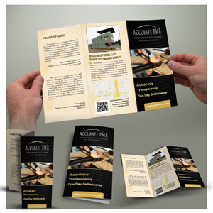 Design de Brochure par Mulugeta pour Accurate Precious Metals Refineries Inc. | Design : #1730641