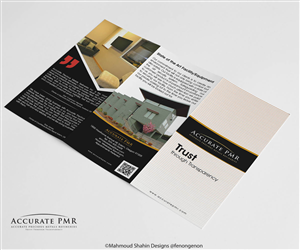 Brochure Design by Mahmoud Shahin for Accurate Precious Metals Refineries Inc. | Design: #1727132