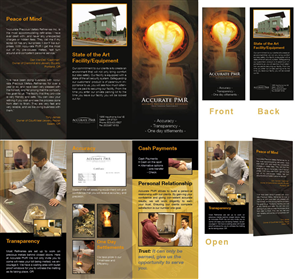 Brochure Design by mag_3x6 for Accurate Precious Metals Refineries Inc. | Design #1726083
