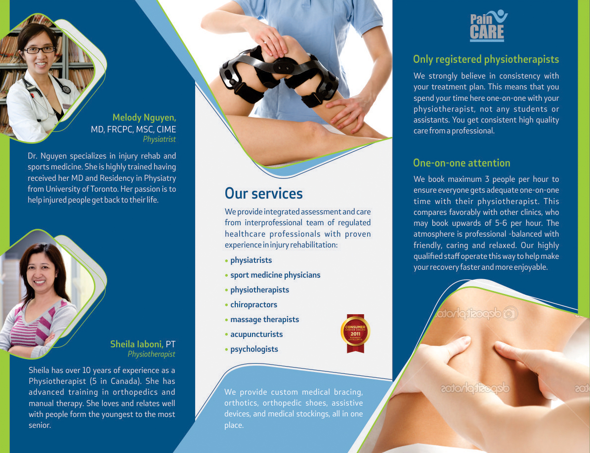 modern feminine health and wellness flyer design for a company by health flyer