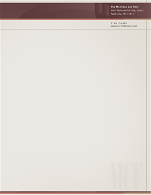 The McMillan Cox Firm | Design de Papeterie par disign
