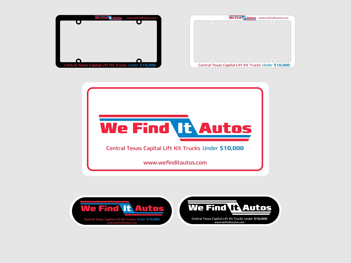Logo Design by dii for We Find It Autos | Design #6532661