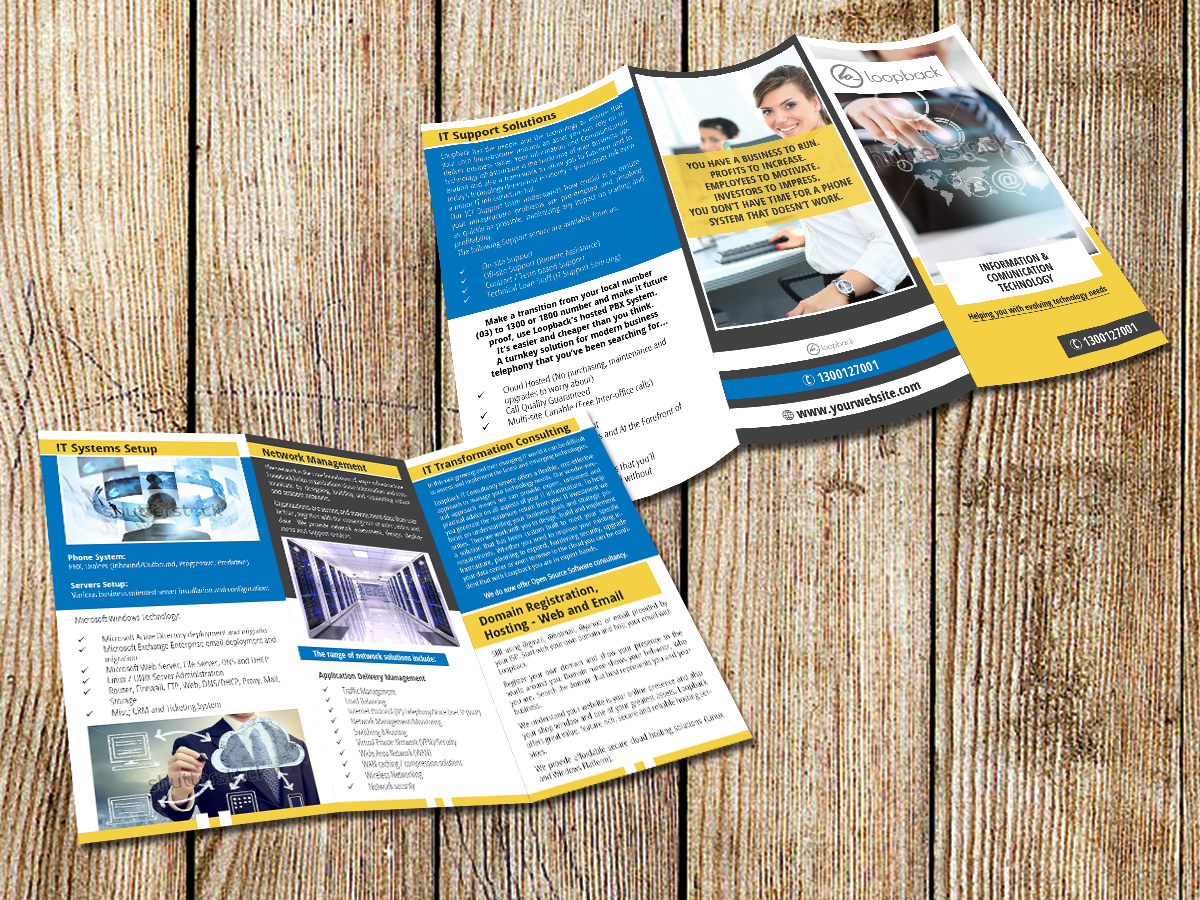 Flyer Design by Masha K for Loopback | Design #6610586