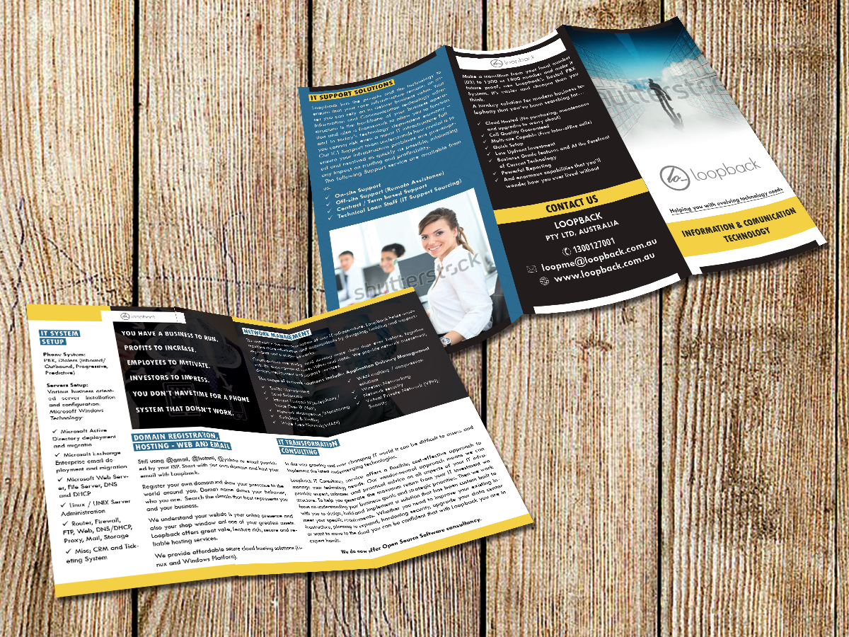 Flyer-Design von Masha K für Loopback | Design #6624591