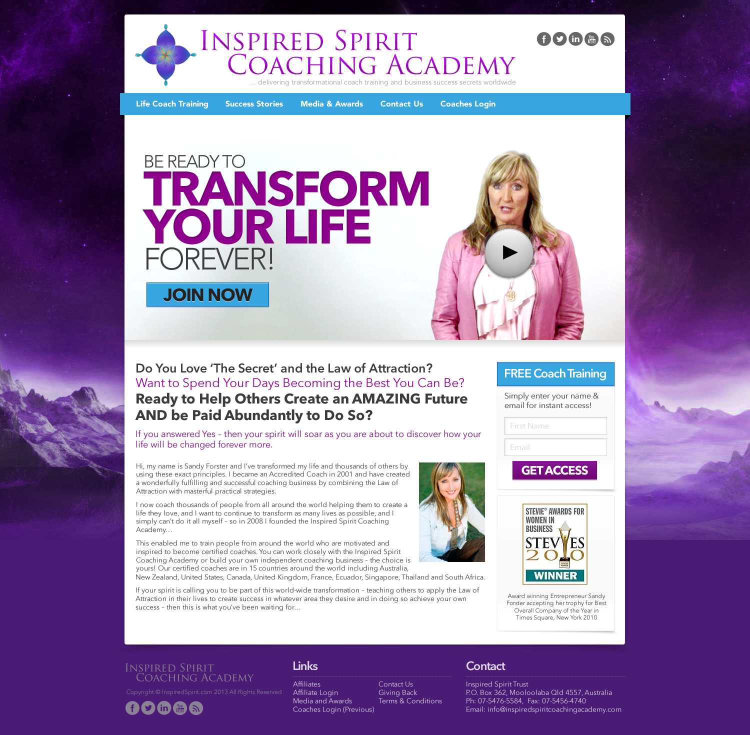 Web Design par TechWise pour Inspired Spirit | Design #1720991