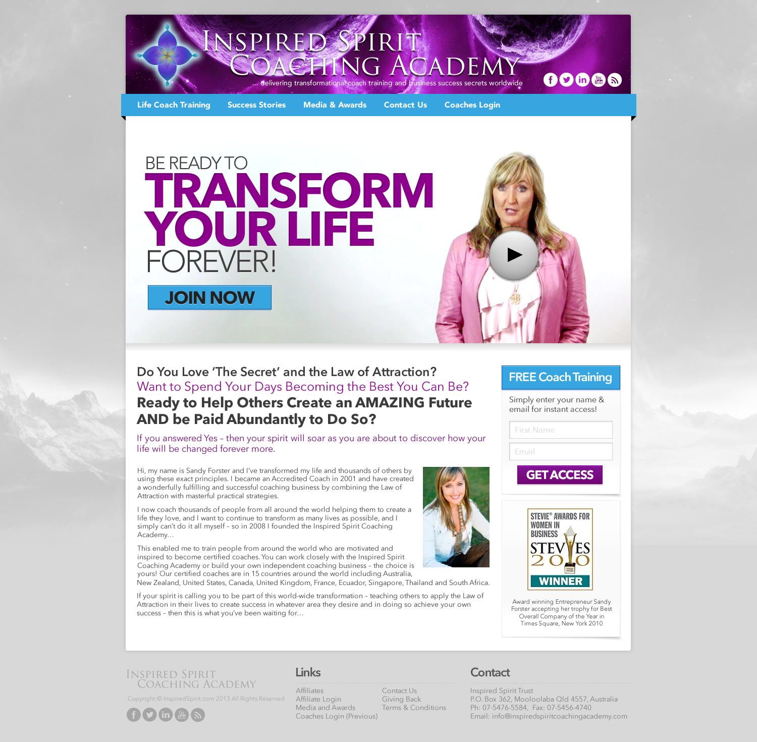 Web Design by TechWise for Inspired Spirit | Design #1720995