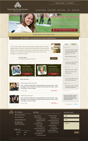 Web Design by SonaDesigns for Inspired Spirit | Design: #1706480