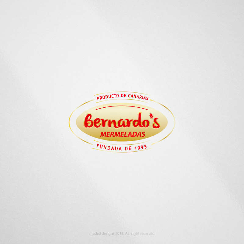 Logo Design by madeli for Bernardo''s Mermeladas S.L. | Design #6522005