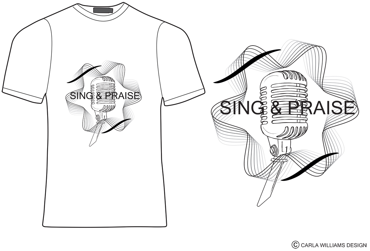 T-shirt Design by carlawilliamsdesign for Kristin Rozier Music | Design #6511643