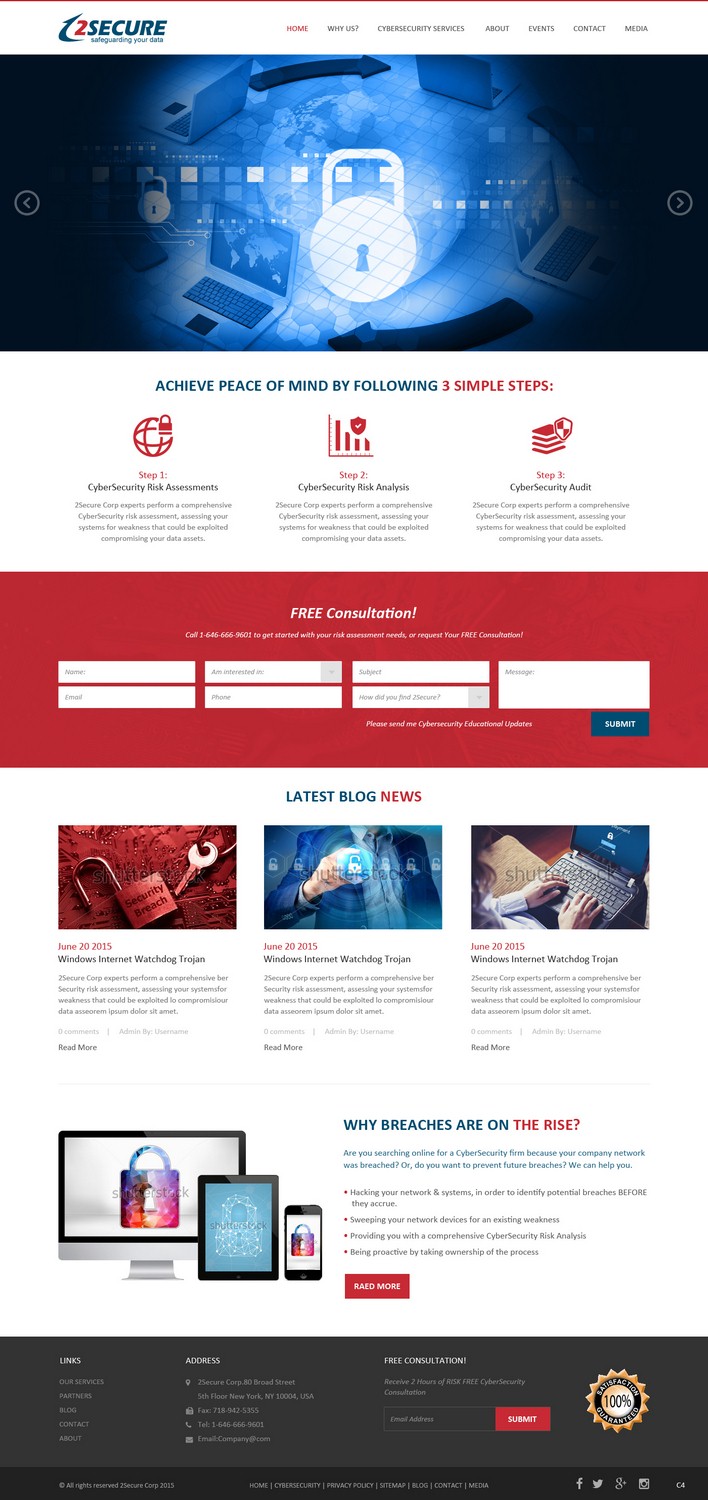 Web Design by pb for this project | Design #6498645