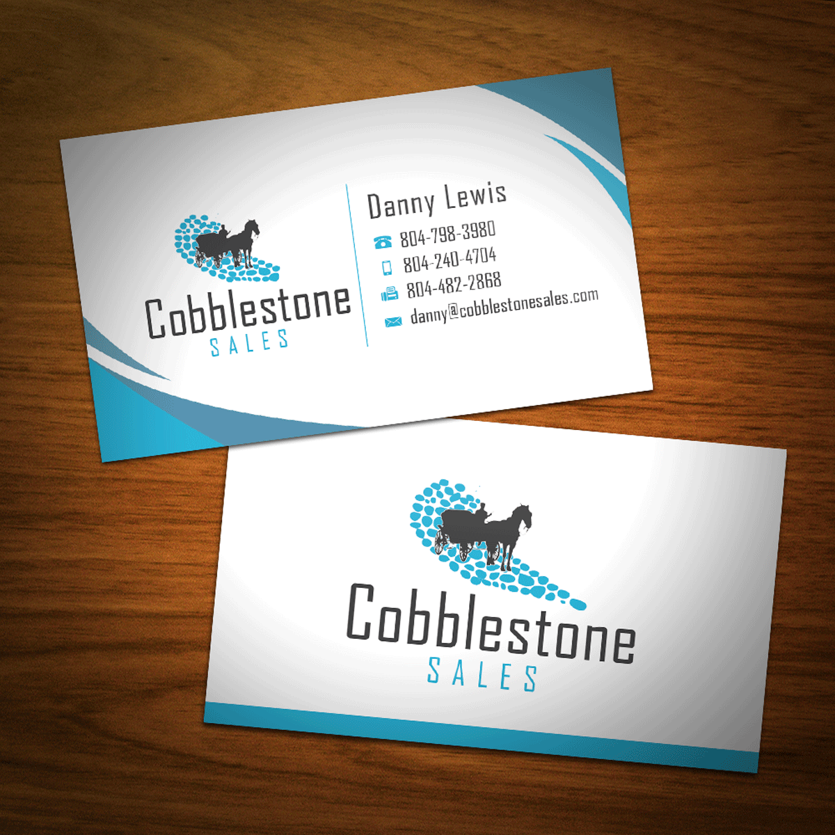 Business Card Design by Riz' for Cobblestone Sales  | Design #6592250