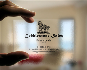 Design de Carte de Visite par Lanka Ama pour Cobblestone Sales  | Design : #6496782