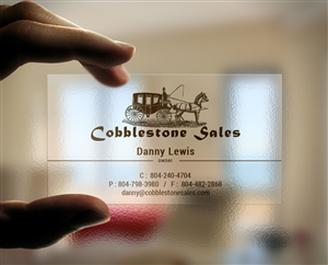 Design de Carte de Visite par Lanka Ama pour Cobblestone Sales  | Design : #6496786