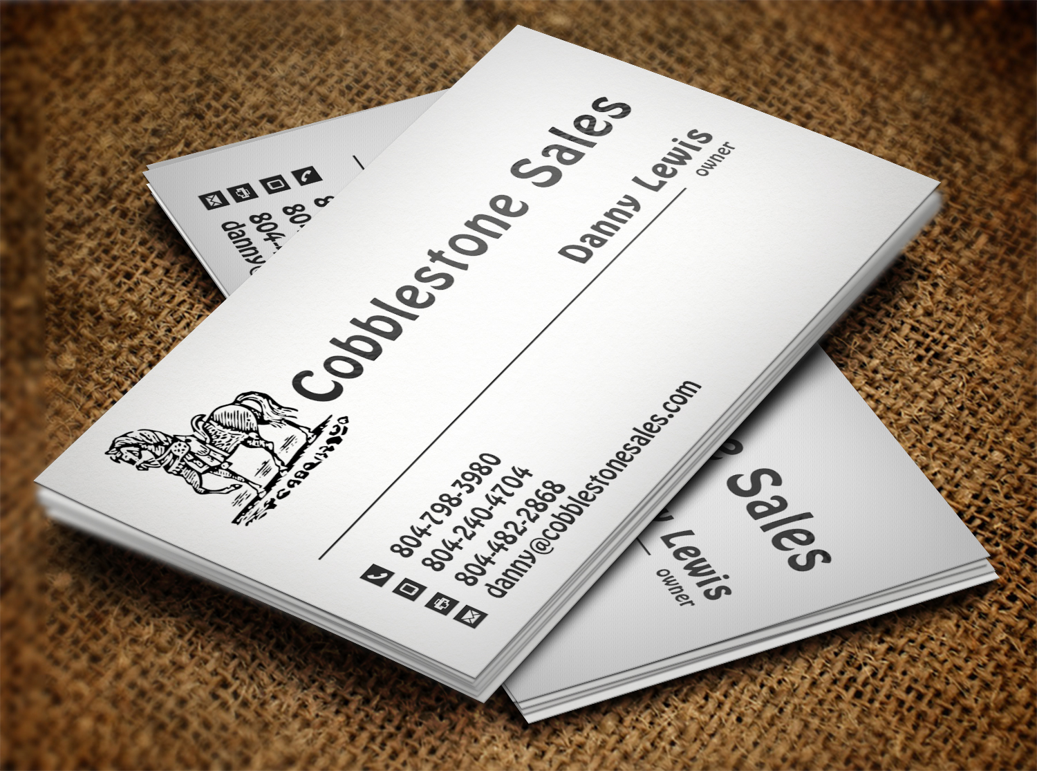 Design de Carte de Visite par Lanka Ama pour Cobblestone Sales  | Design #6496787