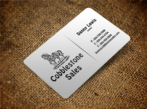 Design de Carte de Visite par Lanka Ama pour Cobblestone Sales  | Design : #6496790