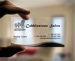 Design de Carte de Visite par Lanka Ama pour Cobblestone Sales  | Design : #6496796