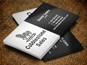 Business Card Design by Lanka Ama for Cobblestone Sales  | Design: #6496798