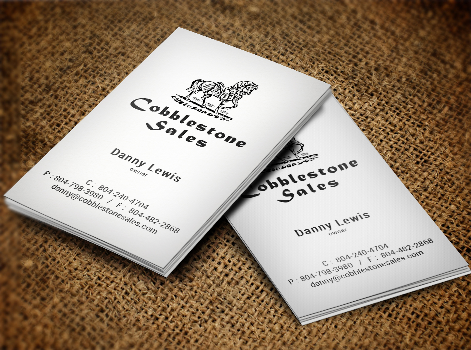 Design de Carte de Visite par Lanka Ama pour Cobblestone Sales  | Design #6496801