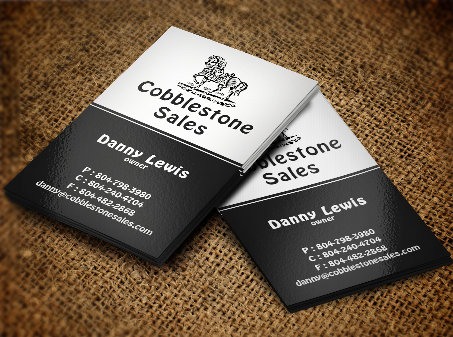 Business Card Design by Lanka Ama for Cobblestone Sales  | Design #6496802
