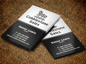 Business Card Design by Lanka Ama for Cobblestone Sales  | Design: #6496802
