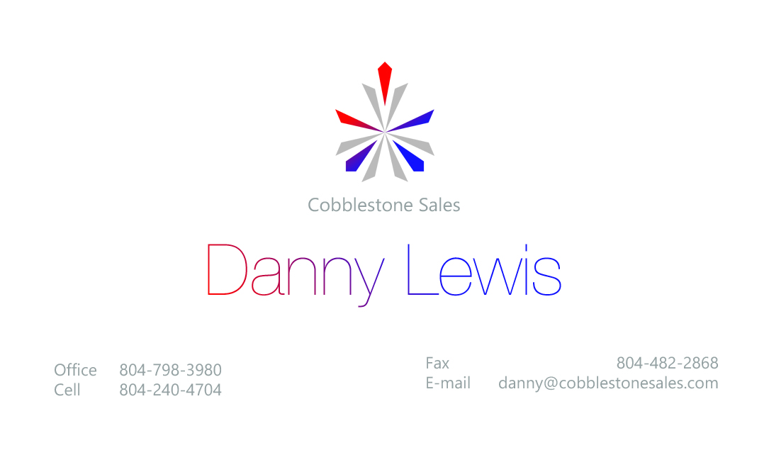 Design de Carte de Visite par O6IF pour Cobblestone Sales  | Design #6507381