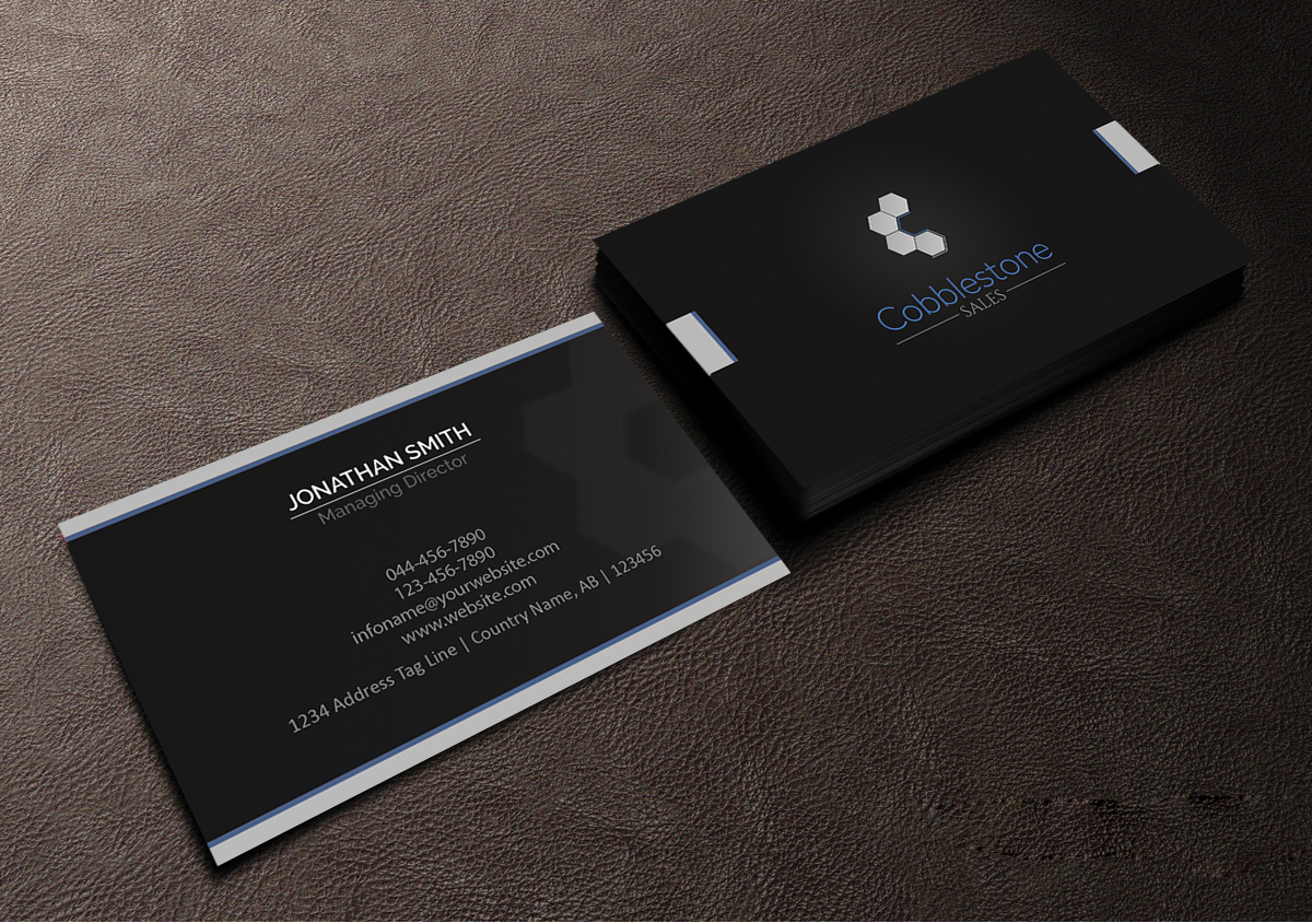 Business Card Design by Creations Box 2015 for Cobblestone Sales  | Design #6524750
