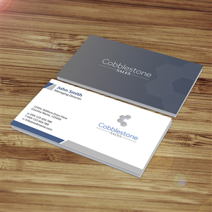 Business Card Design by Creations Box 2015 for Cobblestone Sales  | Design: #6524769