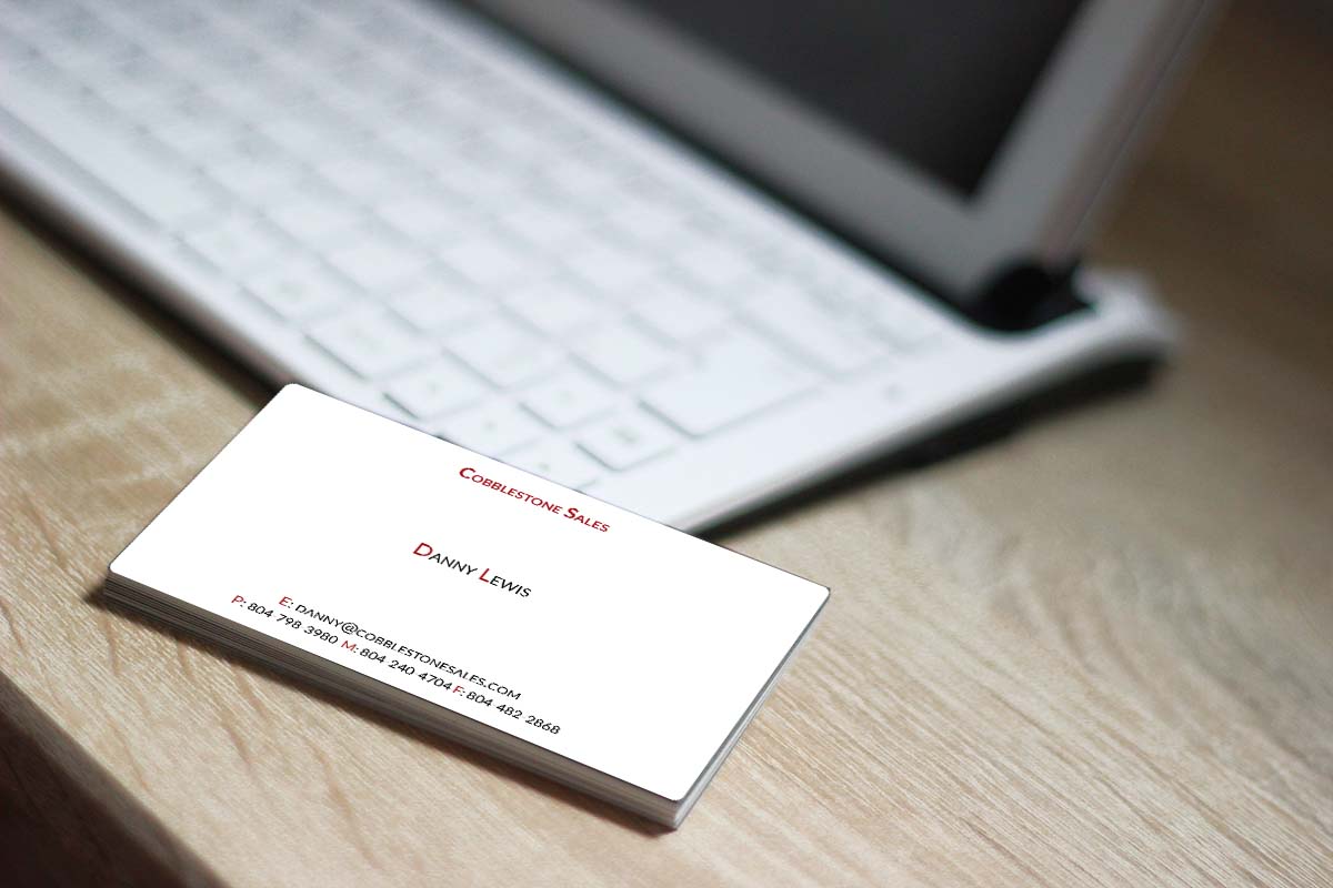 Design de Carte de Visite par zillurrahman800 pour Cobblestone Sales  | Design #6590333